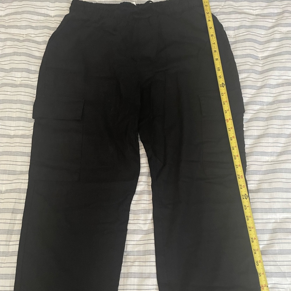 Women’s Time and Tru Linen/Rayon Cargo Pants Size M